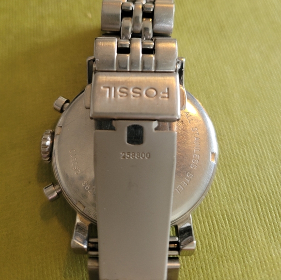 Fossil Women's ES-1793 Boyfriend Watch Chronograph - Picture 6 of 14